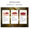 thumbnail image 2 of Gold Lipstick Matte Shiny Lipstick Silky Velvet Moisturizing Lip Cosmetics Lip Make Up, 2 of 8