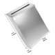 thumbnail image 2 of unbranded Buzón De Pared De Hierro Plateado Con Elegante Y Almacenamiento Seguro Para Exterior, 2 of 6