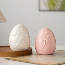 VBODN Easter Decoration,Easter Ceramic Easter Eggs Decoration Home Living Room Desktop Decoration Crafts