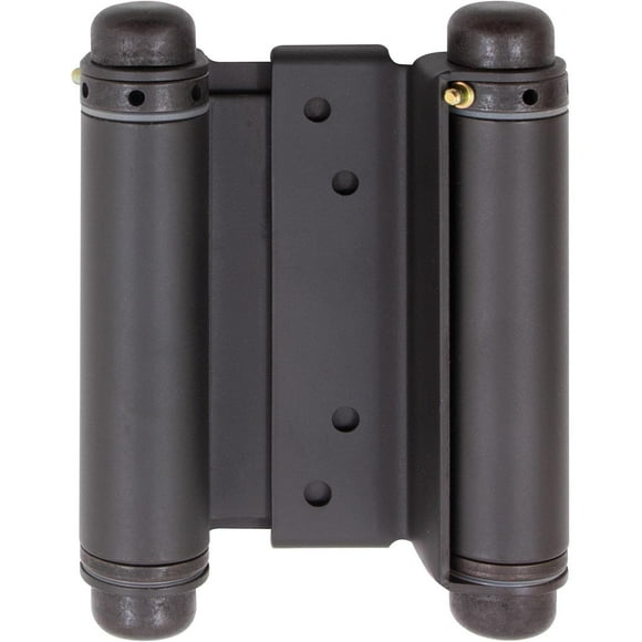 Heavy-Duty Double Acting Spring Hinge, 4 Inches, Fits Doors 7/8" to 1-1/8" Thick, 1-Pack, Oil-Rubbed Bronze by Stone Harbor Hardware
