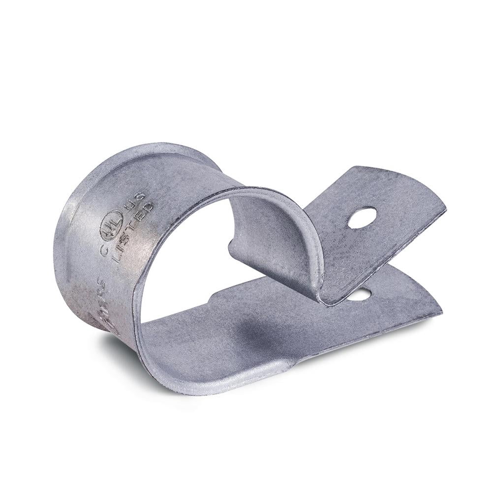 Highcraft 1 in. CPVC Wrap-Around Pipe Strap, Galvanized Steel (10-Pack)