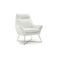 thumbnail image 3 of Whiteline Modern Living Gray Daiana Contemporary Top Grain Italian Leather Club Chair, 3 of 6