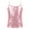 Pink, variant on LiiYii Kids Girls Dance Party Camisole Sequins Adjustable Spaghetti Shoulder Straps Tank Top Lake Blue 14