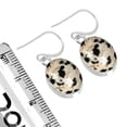 thumbnail image 3 of Natural Dalmatian Women Jewelry 925 Sterling Silver Earring, 3 of 5