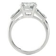 thumbnail image 2 of Pompeii Certified 2 5/8Ct 3-Stone Baguette Diamond Engagement Ring 14k Gold Lab Grown, 2 of 7