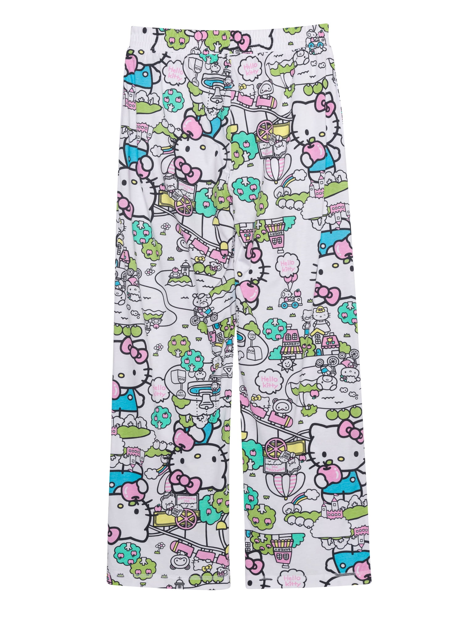 Hello Kitty Women's Graphic Tee and Pant Set, 2-Piece, Sizes XS-3X