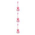 thumbnail image 3 of Bewildely Instrumento Musical de plástico respetuoso con el medio ambiente, seguro para niños, ukelele, instrumento Musical, conejo rosa Type1 NO1, 3 of 6