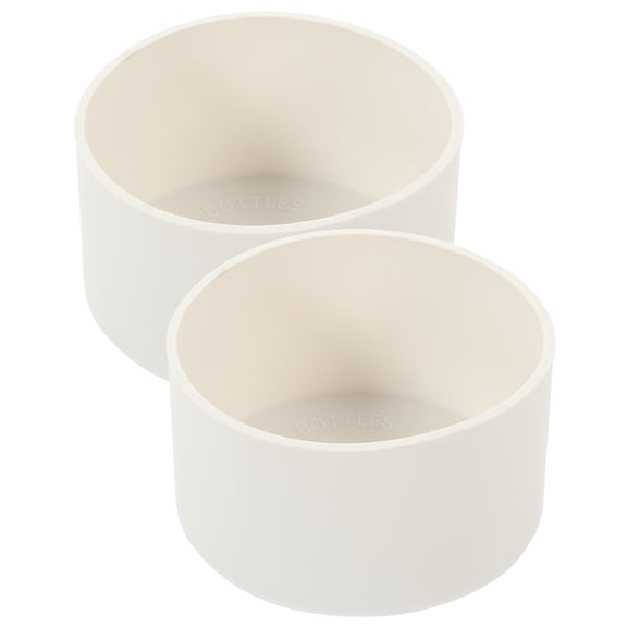 Guyelim 2-Pack Silicone Water Bottle Boots, Anti-Skid Protective Bottom Sleeves for Bottles, Cup Base Covers