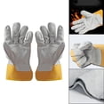thumbnail image 1 of Gants de Soudage Robustes Résistants au Feu Soudeur Protecteurs Résistants aux Hautes Températures 26.5x13cm, 1 of 7
