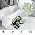 thumbnail image 3 of Daisy Non-Slip Polyester Chair Mat Floor Carpet Door Mat - Machine Washable, 3 of 6