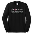 thumbnail image 2 of Don't Let Friends Alone Awareness Mens Long Sleeve Shirt, Black, Small, 2 of 3