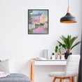 thumbnail image 3 of Stupell Industries Modern Pastel Pink House with Fence Black Framed Giclee Art, 11 x 14, by The Prints Vibe, 3 of 8