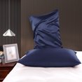 thumbnail image 3 of Unique Bargains Satin Pillowcases Zipper Closure 2pcs, 3 of 8