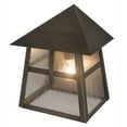 thumbnail image 3 of Meyda Tiffany 92114 Stillwater Cross Mission 14" Tall Wall Sconce - Brown, 3 of 6