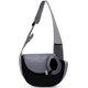 thumbnail image 1 of Bolsa de transporte para perros y gatos NQ, portátil, transpirable, viaje, senderismo, camping, color negro, tamaño M y I, 1 of 5