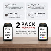 PG275XL Ink Cartridge Compatible for Canon Ink 275 and 276 for Printer Ink Canon 275 276 for PG 275 Black Ink Cartridge for Canon PIXMA TS3522 TS3520 TR4700 Printer