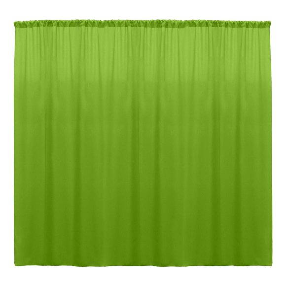 Nouvelles Créations Tissu et Mousse 10 Pieds de Large par 10 Pieds de Haut Toile de Fond en Polyester Draperies Panneaux de Rideaux - (Lime)