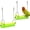 A, 2PCS, variant on Hanging Swing Toy for Bird Cage, Cute Caterpillar Shape Swing Toys for Parrots Fun Platform Perch for Lovebird Budgie Conure Cockatiel, Cage Decoration