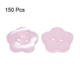 thumbnail image 3 of Uxcell Flower Sewing Buttons Resin Torx 2-Hole Craft Buttons 1/2" 150 Pcs Light Pink, 3 of 6