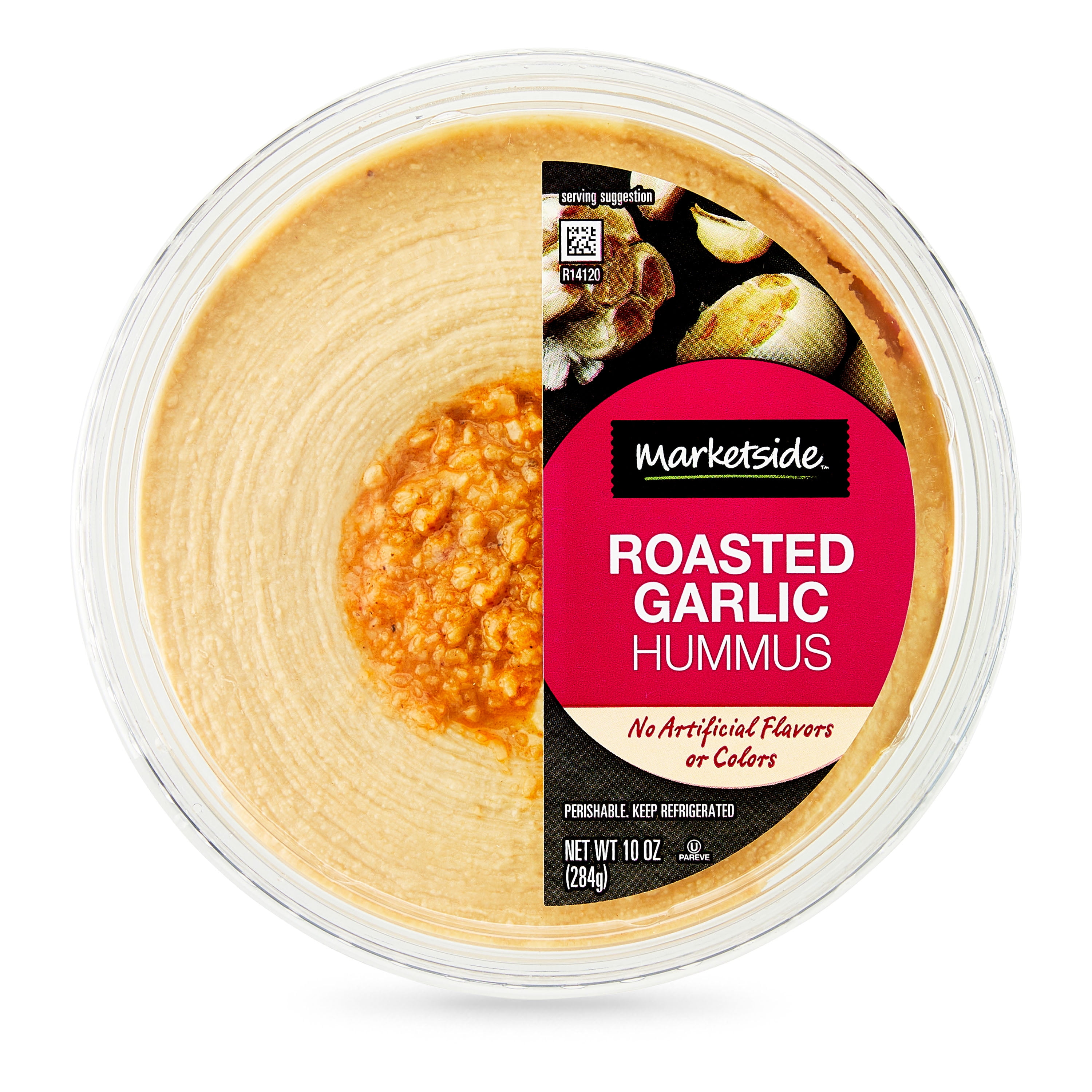 Marketside Roasted Garlic Hummus, 10 Oz