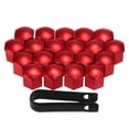 thumbnail image 1 of Maoww 20 Pcs Couvre-Écrou de Roue de Voiture Universel Remplacement Accessoires Modifiés Automobile Rouge 21mm, 1 of 6