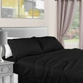 thumbnail image 5 of Egyptian Cotton 1500 Thread Count Solid Sheet Set  King-Black, 5 of 5