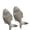 Grey, variant on 2PCS 55mm Cute Fish Shape Ceramic Door Knob Handle Pull-Kid's Room Great & Fun Decor Pull Knobs
