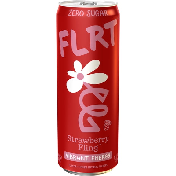 FLRT Energy, Strawberry Fling, Energy Drink 12 fl oz