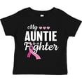 thumbnail image 3 of Inktastic Breast Cancer Awareness My Auntie is a Fighter Boys or Girls Toddler T-Shirt, 3 of 5