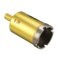 thumbnail image 3 of Uxcell Brocas de núcleo de diamante sinterizado de 38mm para concreto y piedra tono dorado, 3 of 4