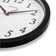 Westclox 9.75 Black Basic Analog QA Wall Clock