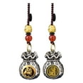 thumbnail image 2 of Chinese Zodiac Wealth Bag Pendant Charm For Daily Fortune Rotating God Of Wealth Bag Luck And Keychain For Good Fortune，A Zodiac God Of Wealth Bag Pendant （Clearance）, 2 of 9