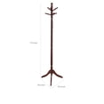 thumbnail image 5 of Traditional Style Coat Rack, Merlot Brown, 5 of 5