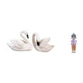 thumbnail image 1 of estatua de resina de cisne,Figuras de cisnes,estatuas,decoración para el hogar,bodas y fiestas.,Adornos de mesa de arte en escultura de resina,Muñeca Geisha Japonesa,Muñeca geisha con kimono, 1 of 8