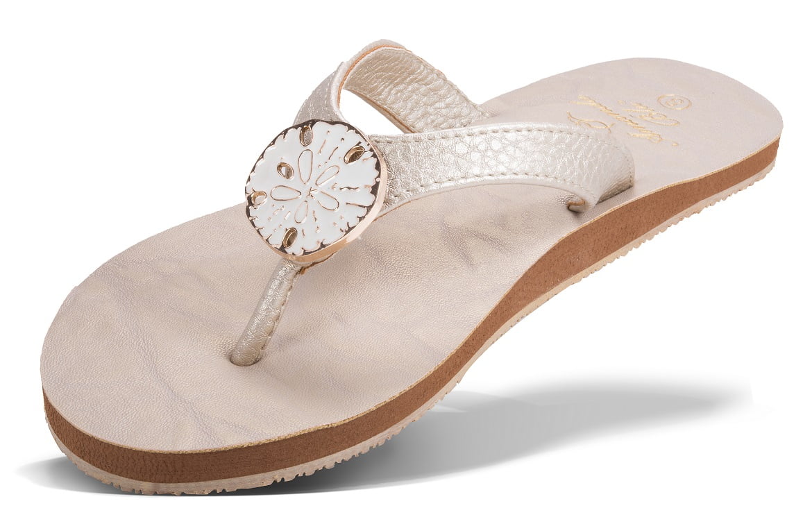 amanda blue flip flops