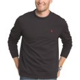 thumbnail image 2 of IZOD - Suéter de forro polar con cuello redondo para hombre, color negro, pequeño IZOD Pull-over, 2 of 2