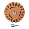 thumbnail image 2 of Rubber Eraser Wheel Adhesive Pinstripe Removal Tool for Paint Chrome Windows Metal Finishes Cars, 2 of 5
