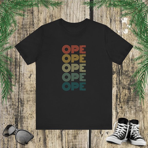 Ope! Funny Midwestern sorry retro Midwest saying phrase Unisex T-shirt