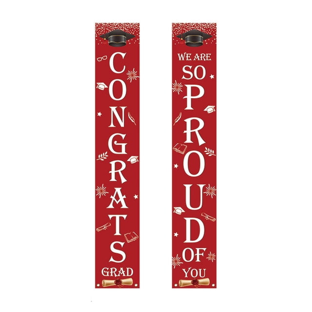 Decorative Flags, Congratulations Class of 2025 Sign Banner Door Cover Graduation Decorations Large Front Door Porch Sign Indoor Outdoor Photo Booth Props, Flags_ Banners & Accessories