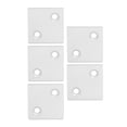 thumbnail image 1 of Aluminum Alloy End Covers, 6060 Double Slots Lightweight  Plug Plate  For 3D Printers For CNC Equipments Silver,Black, 1 of 8