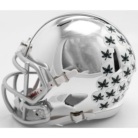 Ohio Helmet - Ohio State Buckeyes Helmet Riddell Replica Mini Speed Style Chrome Alternate