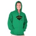 thumbnail image 5 of Funny Graduation I Done Graduated Zip Up Hoodie Men's Women's Brisco Brands 2X, 5 of 6