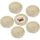 thumbnail image 1 of Juego de manteles individuales antideslizantes lavables de PVC de 6 elegantes manteles individuales resistentes al calor para cocina restaurante dorado, 1 of 2