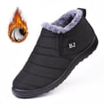 thumbnail image 5 of Winter Warm Unisex Cotton Boots Soft Sole Waterproof Cotton Shoes Snow Boots for Home and Outdoor Use (Gray,11), 5 of 8