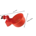 thumbnail image 2 of OUNONA 2Ud Bebedero Automático Para Gallinas Y Codornices Con Plástico Resistente, 2 of 6