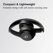 Restored Beats by Dr. Dre Wireless Bluetooth On Ear Headphones Solo4 - Matte Black with Microphone