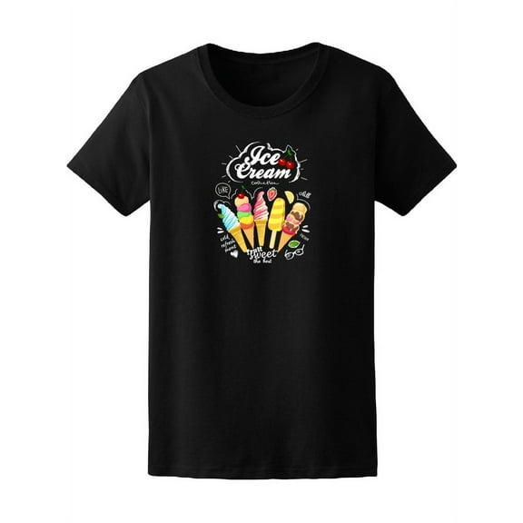 Set Of Ice Cream Tee Women's -Image by Shutterstock