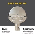 thumbnail image 4 of MW Lighting Twin Head LED Dusk-to-Dawn Security Light with Motion Sensor, 1400 Lm, Metal Housing brown Brown, 4 of 7