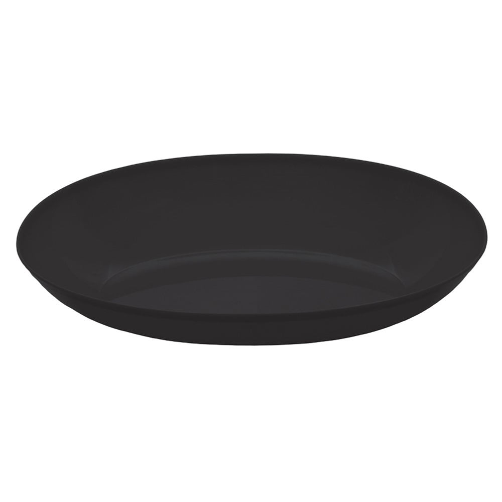 Form and Function Black Plastic Small Oval Bowl
