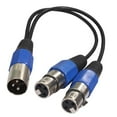 thumbnail image 4 of 2pcs 12 "Cable Divisor XLR a Doble XLR Y Adaptador Cable Convertidor, 4 of 9